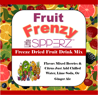 Kids Sipperz "To Go" REAL FRUIT Party Pouches Craft Drink Mixes- Choose from 9 Flavors