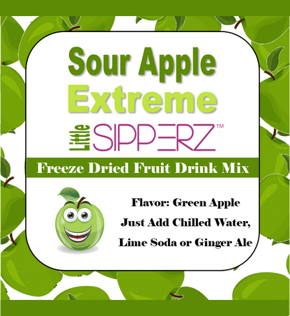Kids Sipperz "To Go" REAL FRUIT Party Pouches Craft Drink Mixes- Choose from 9 Flavors