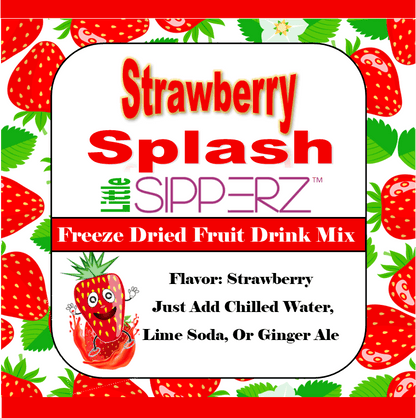 Kids Sipperz "To Go" REAL FRUIT Party Pouches Craft Drink Mixes- Choose from 9 Flavors