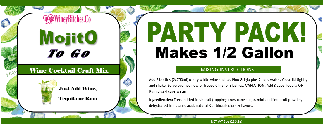 Sipperz × Banana Bob Big Kahuna Party Pack To-Go – REAL FRUIT Craft Cocktail Mixes in Bulk