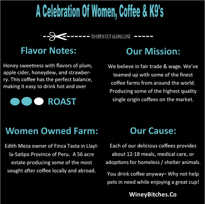 WS Honey Peru Coffee WB DACSAP