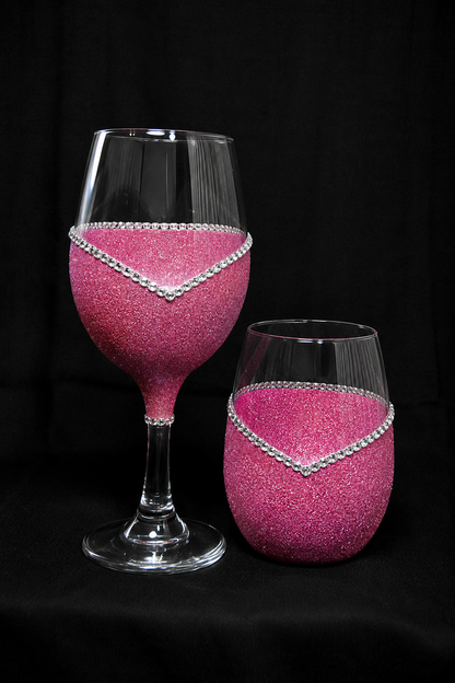 Winey Bitches Co 🐉🍷 Dragon’s Blood Halloween Potion Glitter Wine Glass