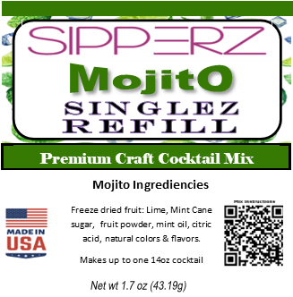 Sipperz × Banana Bob Singles & Re-Sipz Refills – REAL FRUIT Craft Cocktail Mixes