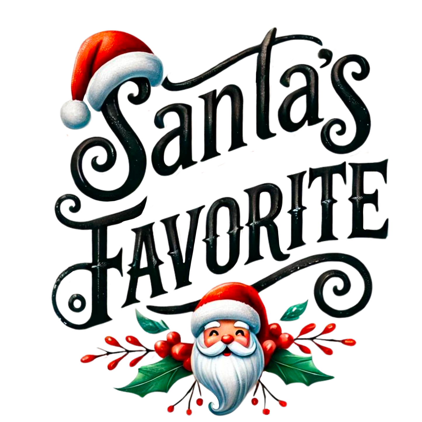 Winey Bitches Co "Santa's Favorite" Christmas Holiday Drinkware-Choose your color