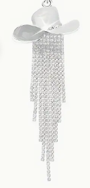 NEW – Cowgirl Chic Hat with Dangling Rhinestones Tipsy Sips! – Western Collection