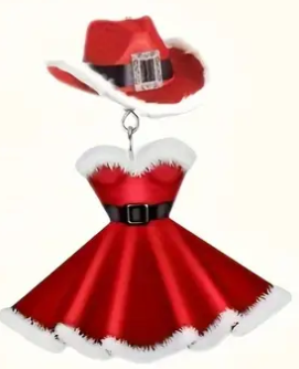 NEW – Large Cowgirl Christmas Dress Holiday Tipsy Sips! – Western Holiday Collection