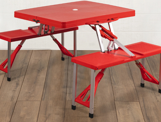 Picnic Table Portable Folding Table with Seats