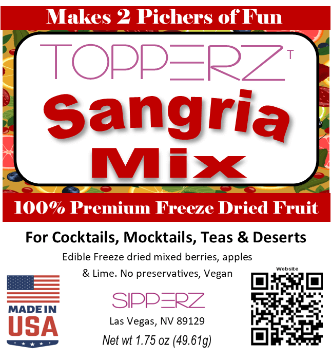 Topperz Real Freeze Dried Fruit Garnishments