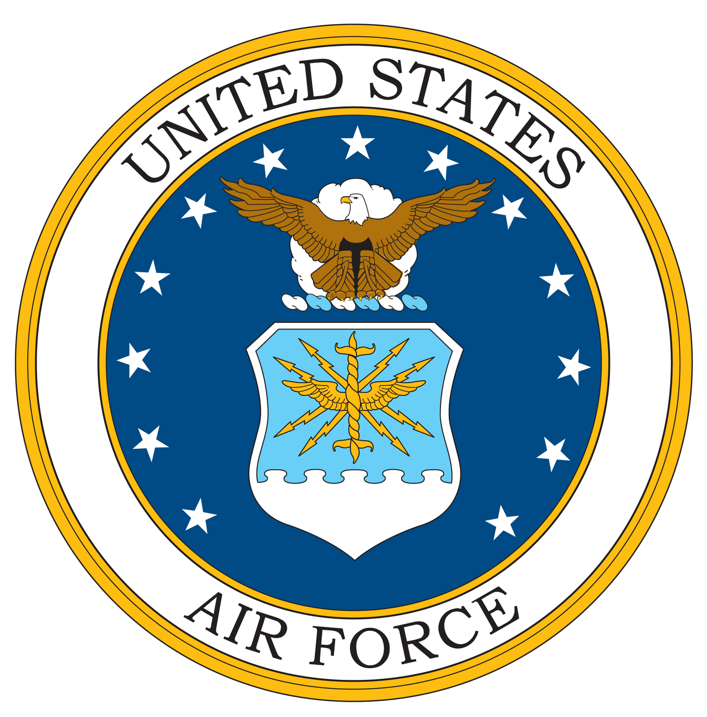 ✈️🍷💋🇺🇸✨ Winey Bitches Co Military–Air Force Bling Stem or Stemless Wine Glasses