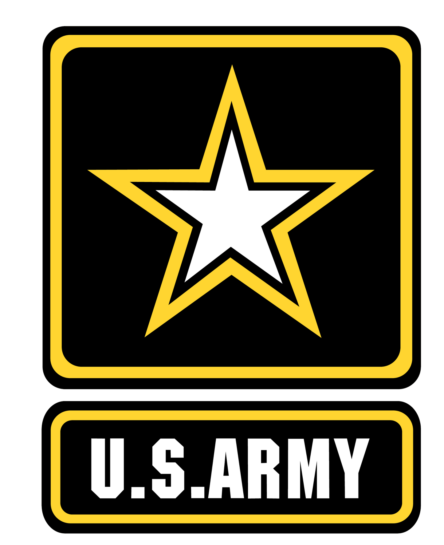 Military-Army New Logo Bling Stem or Stemless Wine Glasses-Choose your color