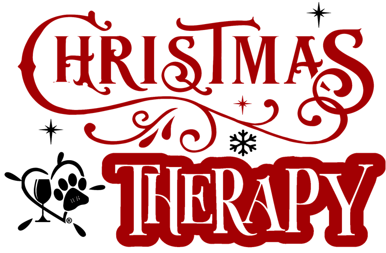 Winey Bitches Co "Christmas Therapy" Holiday Drinkware-Choose your color