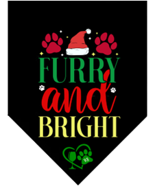 Winey Bitches Co Furry and Bright Doggie Bandana