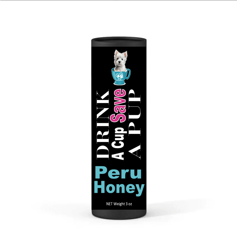Honey Peru Coffee WB "Drink A Cup Save A Pup"
