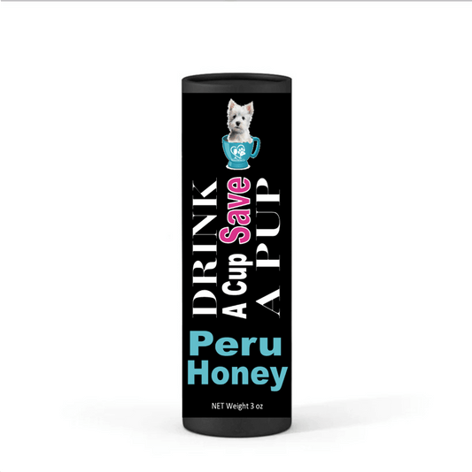 Honey Peru Coffee WB "Drink A Cup Save A Pup"