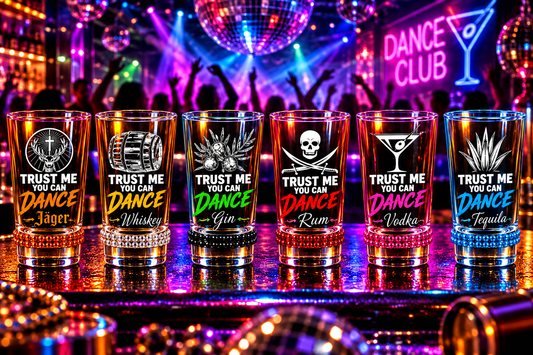 Winey Bitches Shot Glasses – You Can Dance Collection Set Of 6