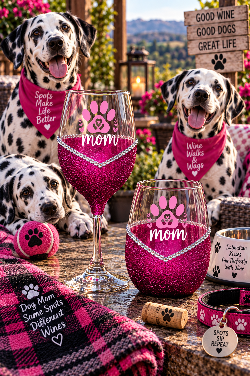 🐾🌸 Winey Bitches Co “Dog Mom” Drinkware — Mother’s Day Collection 🌸🐾