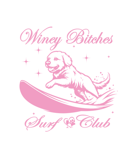 Winey Bitches Surf Club l Summer Collection l Winey Bitches Co Glitter Glasses