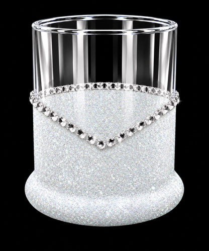 Winey Bitches Co Best Man Wedding Party Whiskey Glitter Glasses