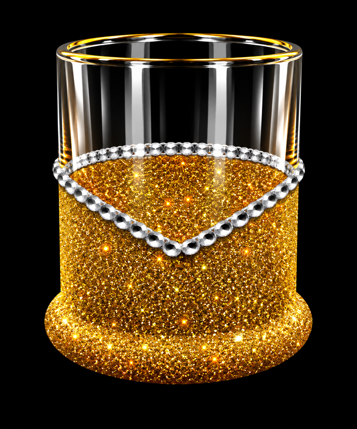 Winey Bitches Co Best Man Wedding Party Whiskey Glitter Glasses