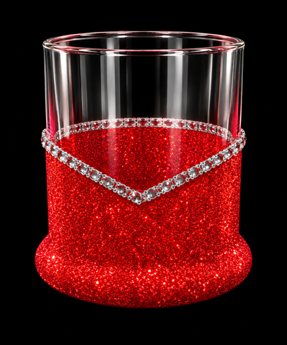Winey Bitches Co Best Man Wedding Party Whiskey Glitter Glasses