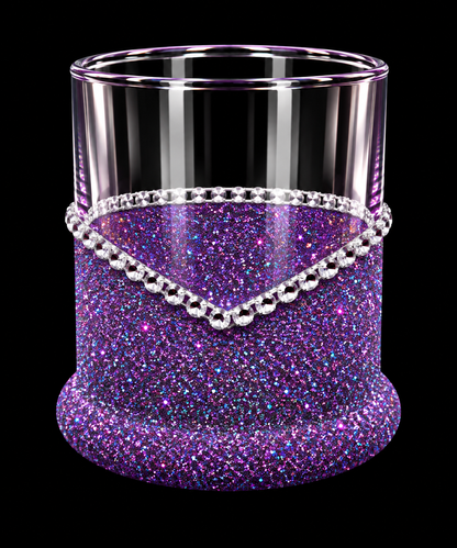 Winey Bitches Co Best Man Wedding Party Whiskey Glitter Glasses