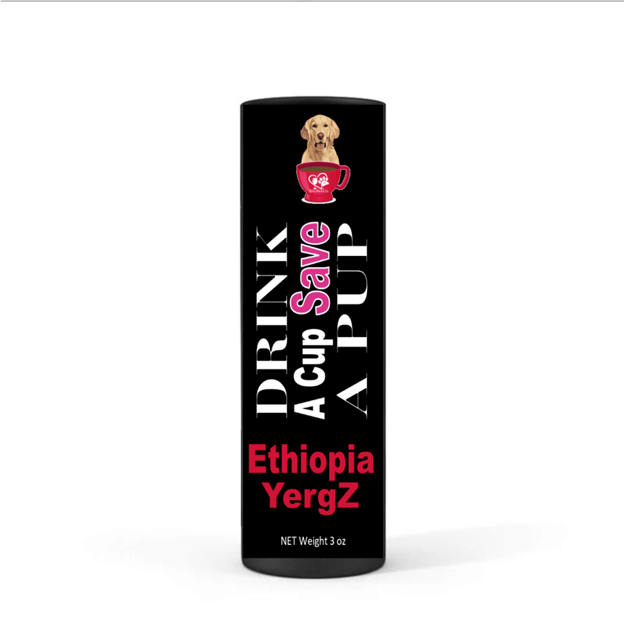 Ethiopia YergZ Coffee WB "Drink A Cup Save A Pup"