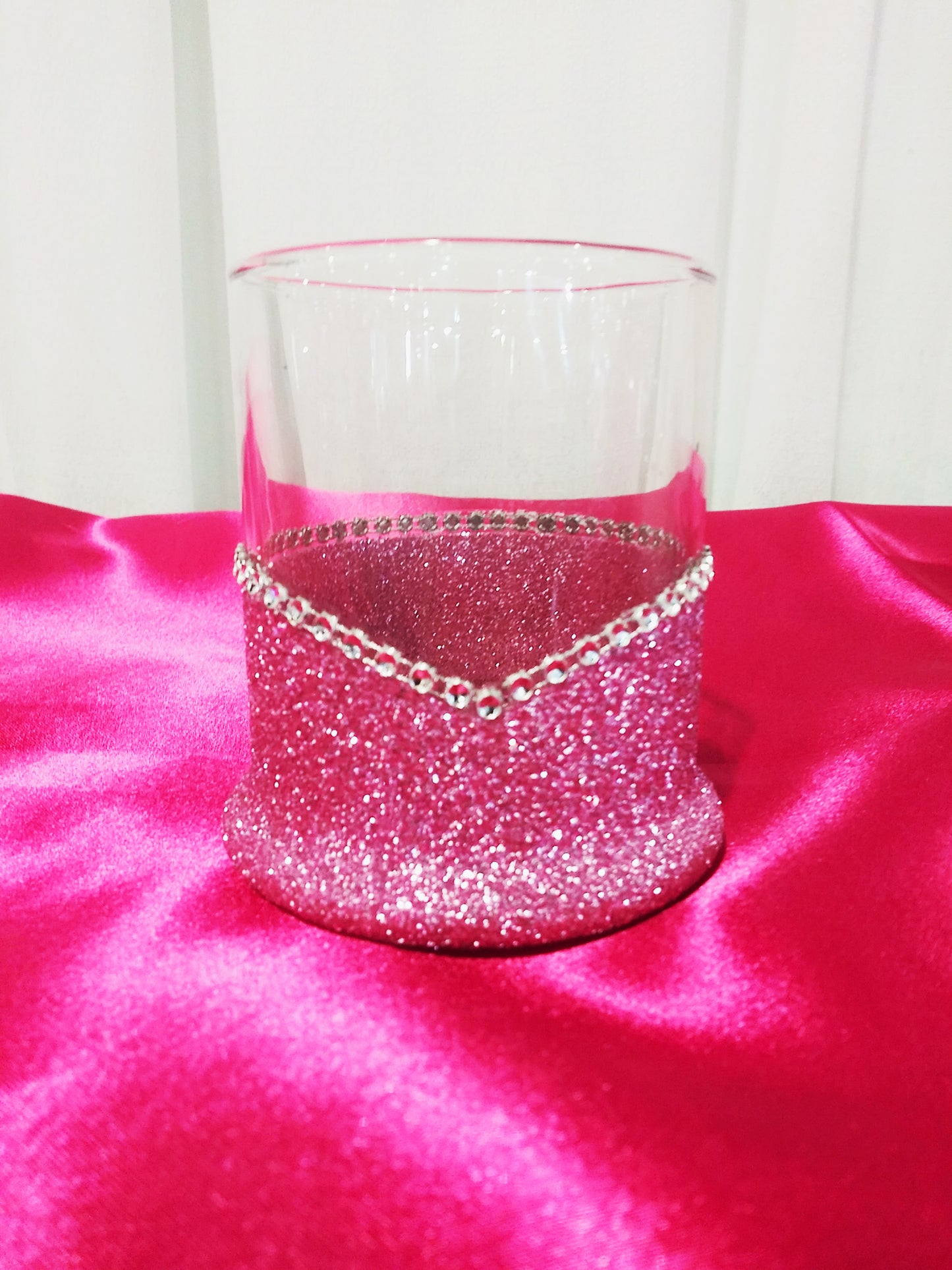 Winey Bitches Co 💀 'Merica Skull Glitter Whiskey Glasses ✨🥃