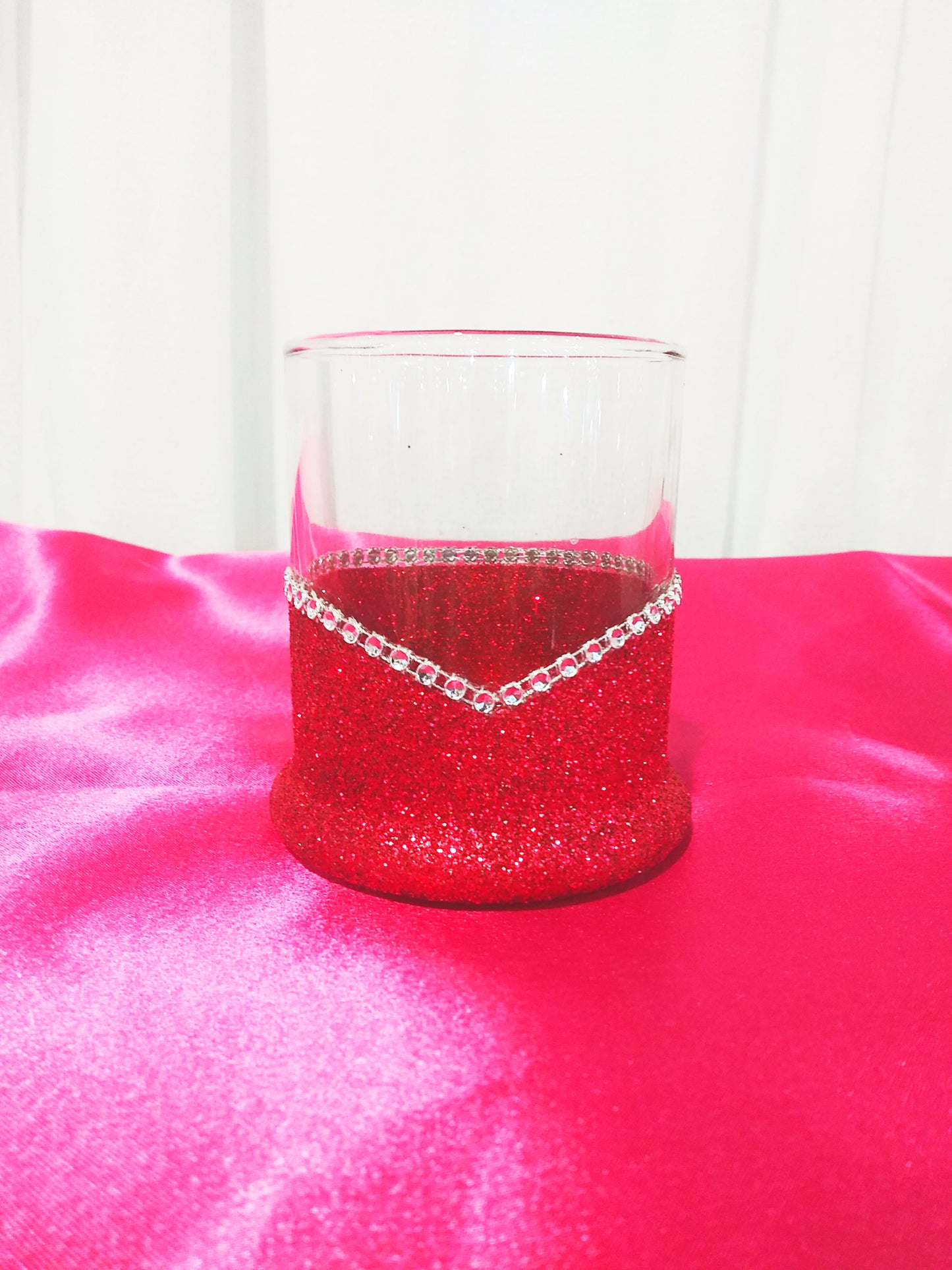 Winey Bitches Co 💀 'Merica Skull Glitter Whiskey Glasses ✨🥃