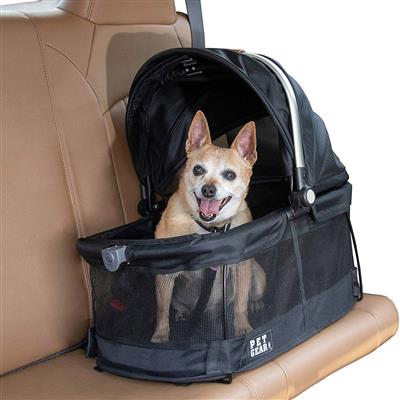 Winey Bitches Co Black VIEW 360 Pet Carrier & Car Seat