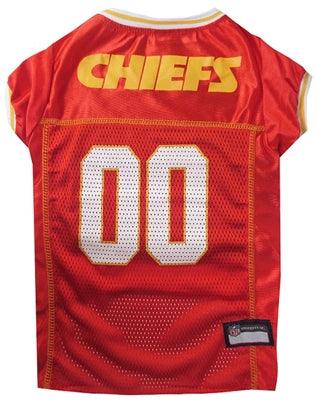 Kansas City Chiefs DOG JERSEY (NFL)-WineyBitches.Co - Winey Bitches - Wine- Women- K9's