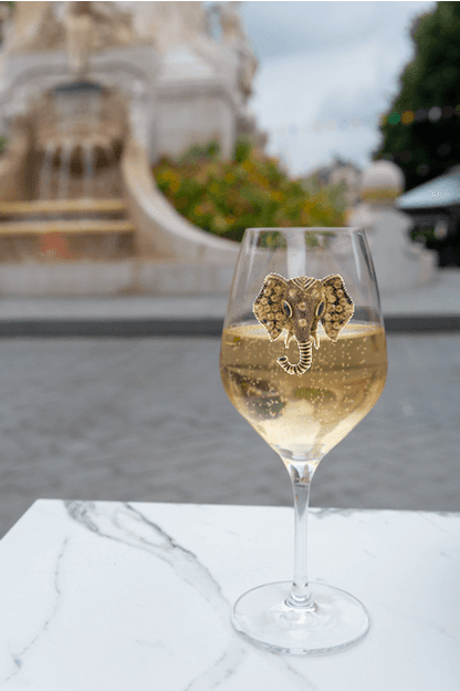 Elephant Head Magnetic Charm Tipsy Sip – Wildlife Collection