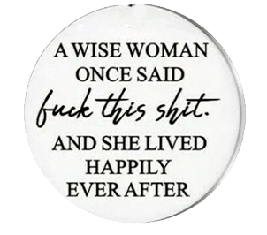 Winey Bitches Co "Wise Women F this S%#* Tipsy Sip "Magnetic Bling for your Wine Glass"