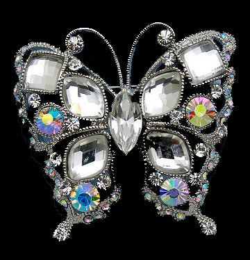 Pink Butterfly Magnetic Charm Tipsy Sip – Wildlife Collection