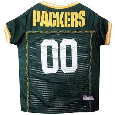 Green Bay Packers DOG JERSEY (NFL)-WineyBitches.Co - Winey Bitches - Wine- Women- K9's