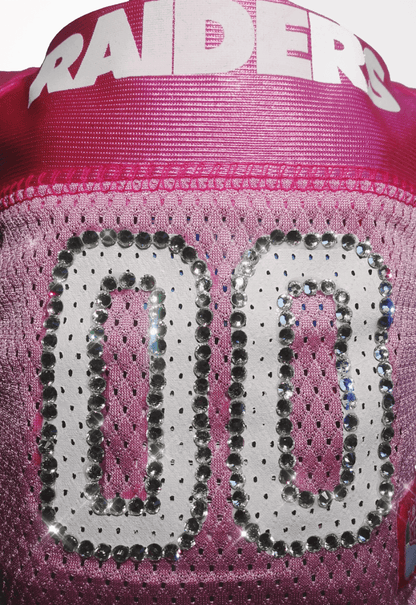 Blinged LAS VEGAS RAIDERS DOG JERSEY (PINK)-WineyBitches.Co - Winey Bitches - Wine- Women- K9's
