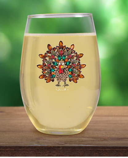 Thanksgiving Day Turkey Magnetic Charm Tipsy Sip – Wildlife Collection