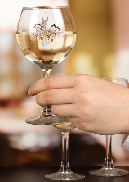 Pegasus / Unicorn Magnetic Charm Tipsy Sip – Wildlife Collection