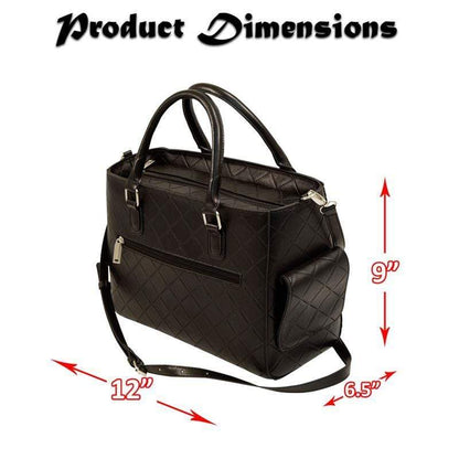 Accessories Winey Drink Purse in Black Quilted WineyBitchesCo