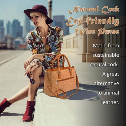 Accessories Winey Drink Purse in Cork Wine WineyBitchesCo