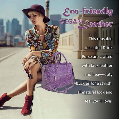 Accessories Winey Drink Purse in Purple Burmese WineyBitchesCo