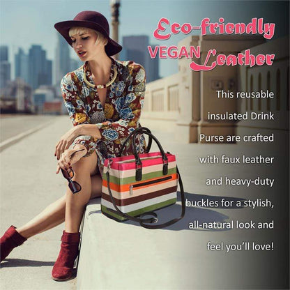 Accessories Winey Drink Purse in Stripe WineyBitchesCo