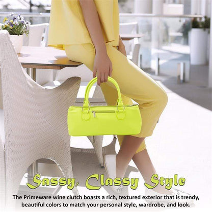 Accessories Winey Wine Clutch Purse- Lime Green Birmingham WineyBitchesCo