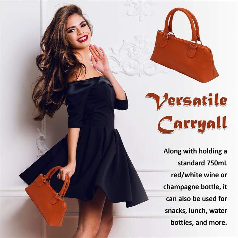 Accessories Winey Wine Clutch Purse- Orange Birmingham WineyBitchesCo