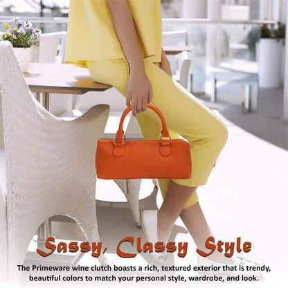 Accessories Winey Wine Clutch Purse- Orange Birmingham WineyBitchesCo