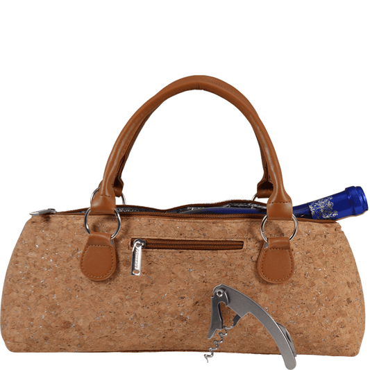 Accessories Winey Wine Clutch Purse- Silver Cork WineyBitchesCo