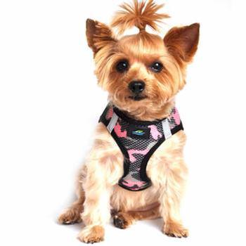 American River Choke Free Dog Harness Camouflage Collection- Choose color - Winey Bitches - Wine- Women- K9's