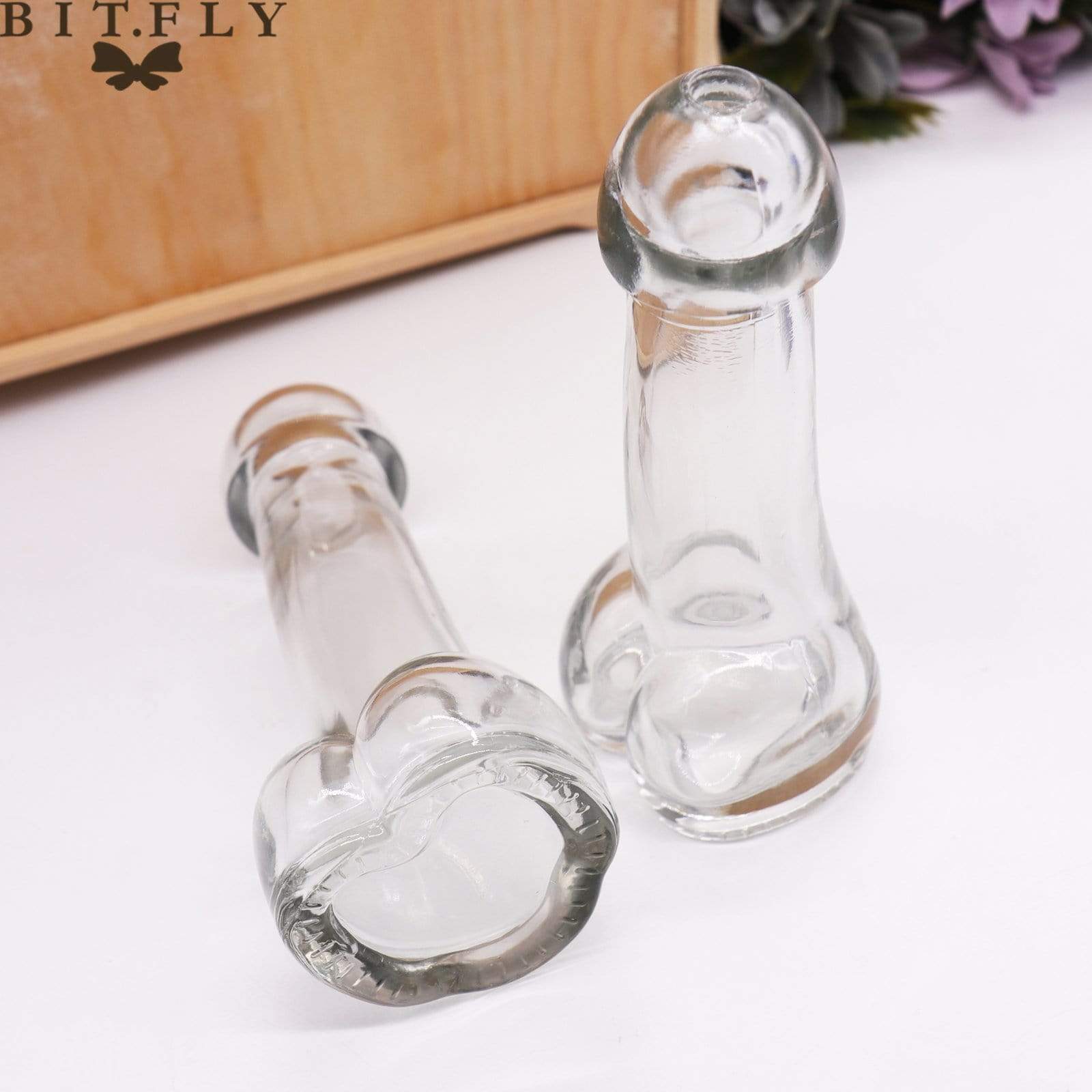 Barware Winey Bitches Co 1 pc 150 ml penis shape cocktail glass-bachelorette party WineyBitchesCo