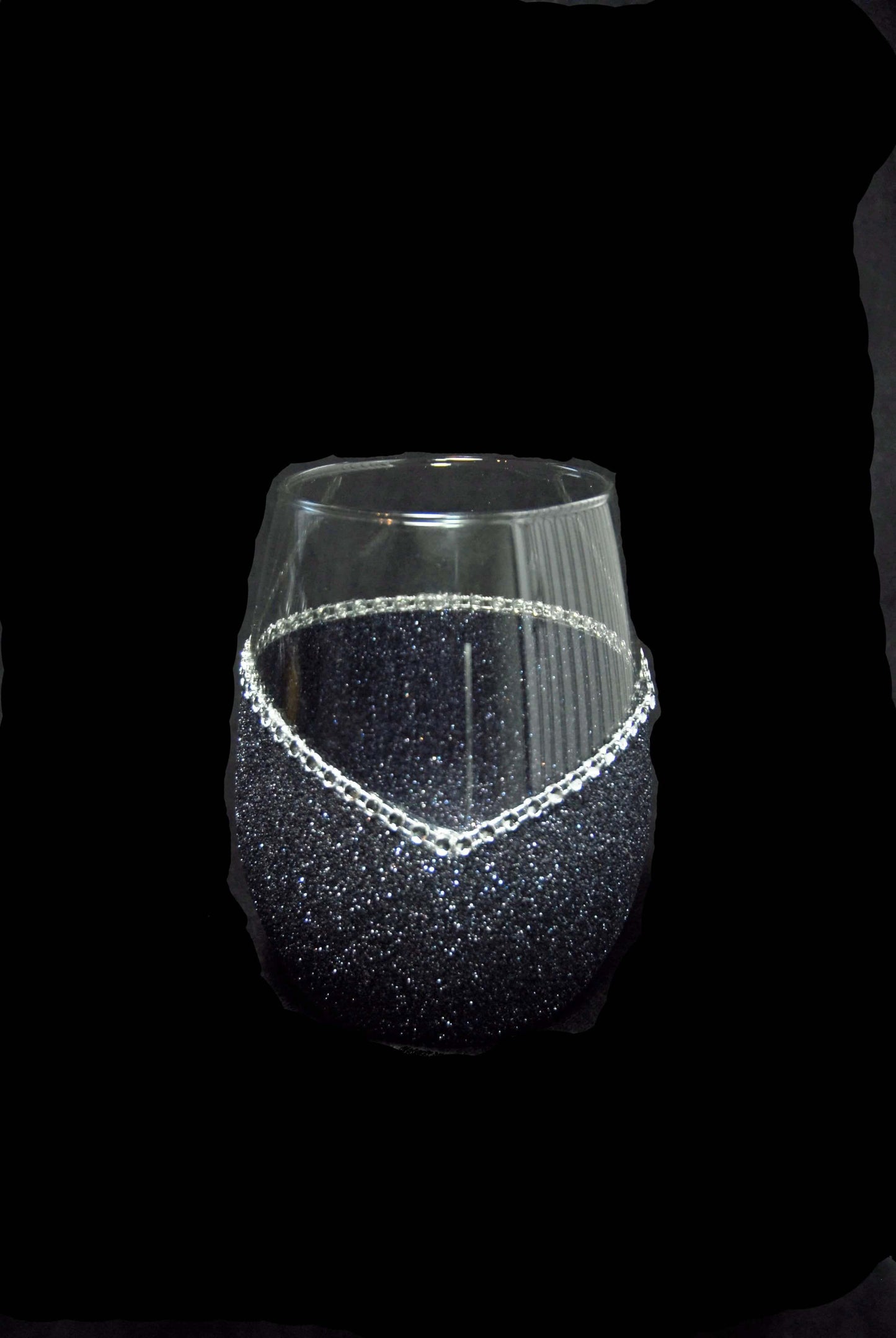 LOVE- Valentine Bling Drinkware Stem or Stemless Wine Glasses-Choose your color - Winey Bitches - Wine- Women- K9's
