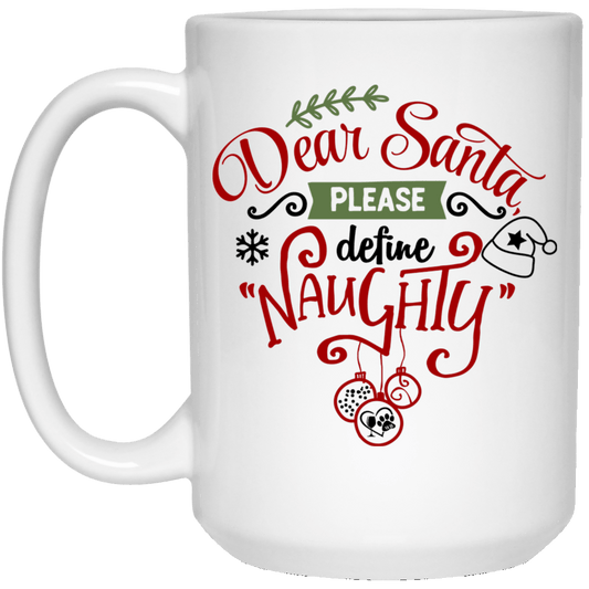 Drinkware White / One Size Winey Bitches Co Holiday 15 oz. White Mug WineyBitchesCo