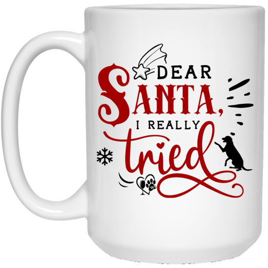Drinkware White / One Size Winey Bitches Co Holiday 15 oz. White Mug WineyBitchesCo